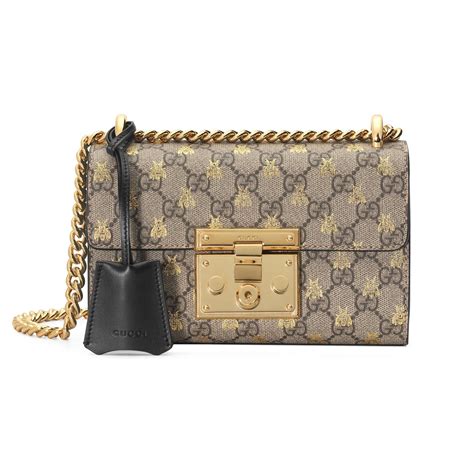 gucci bee cross bag|gucci padlock small shoulder bag.